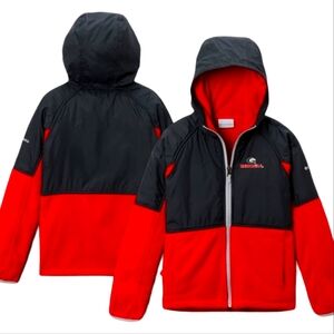 Columbia Georgia Bulldogs Youth Med Full-Zip Hoodie Jacket NWT Big Kids